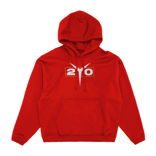 HOODIE ROUGE SPÉCIAL TOURNÉE "20 ANS - LE CHEMIN"