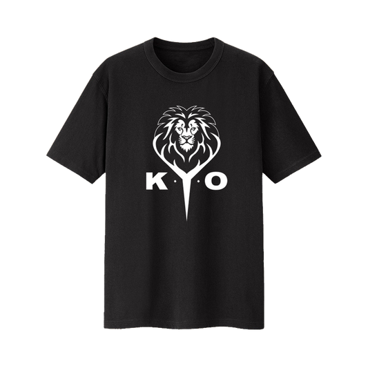 T-SHIRT NOIR  "LA PART DES LIONS"