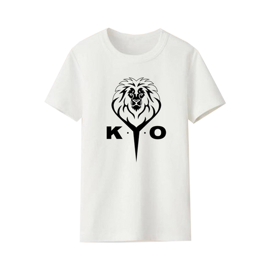 T-SHIRT BLANC  "LA PART DES LIONS"