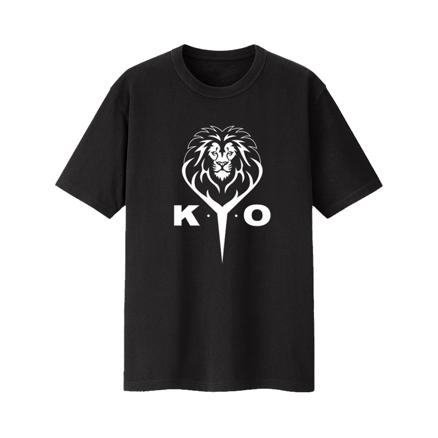 T-SHIRT NOIR  "LA PART DES LIONS"